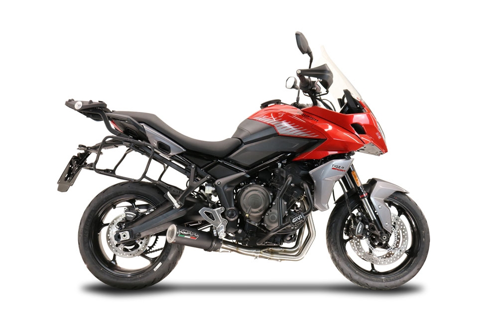 Triumph Tiger Sport 660 2022-2024, M3 Black Titanium, Full system exhaust, including removable db killer 