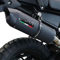 Triumph Tiger 850 2020-2024, Furore Evo4 Nero, Slip-on exhaust including removable db killer and link pipe 