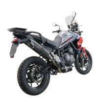 Triumph Tiger 850 2020-2024, GP Evo4 Poppy, Slip-on exhaust including removable db killer and link pipe 