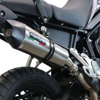 Triumph Tiger 850 2020-2024, GP Evo4 Titanium, Slip-on exhaust including removable db killer and link pipe 