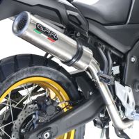 GPR exhaust compatible with  Voge 525DSX 2023-2024, M3 Inox , Slip-on exhaust including removable db killer and link pipe 