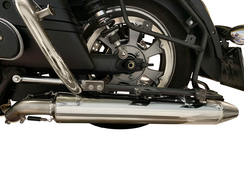 Kawasaki Vulcan VN 1700 Voyager ABS 2011-2016, Maxy Deeptone Cruiser, Dual slip-on including removable db killers and link pipes 