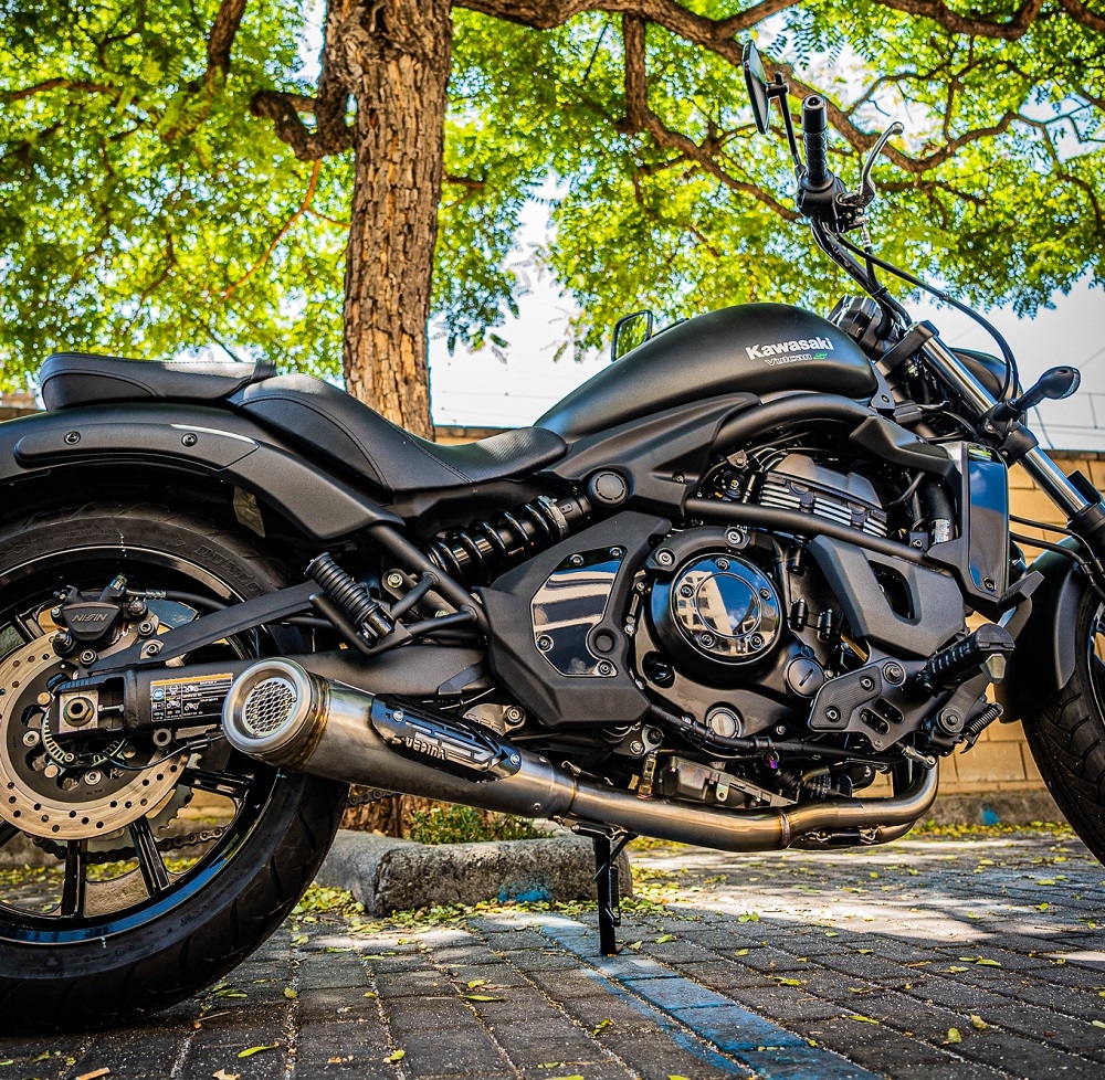 Kawasaki Vulcan 650 2021-2023, Powercone Evo, Full system exhaust, including removable db killer 