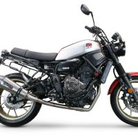 Yamaha XSR700 2017-2020, Gpe Ann. titanium, Full system exhaust, including removable db killer 