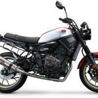 Yamaha XSR700 2021-2024, M3 Inox , Full system exhaust, including removable db killer 