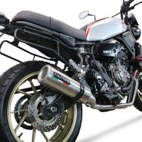 Yamaha XSR700 2021-2024, M3 Inox , Full system exhaust, including removable db killer 