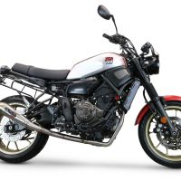 Yamaha XSR700 2021-2024, Powercone Evo, Full system exhaust, including removable db killer 