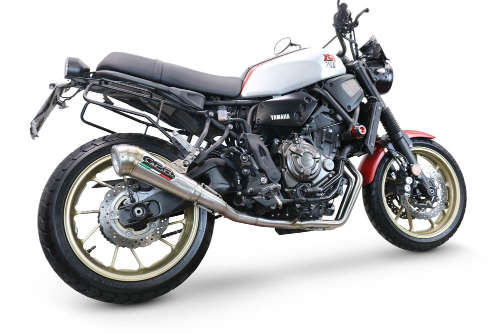 Yamaha XSR700 2021-2024, Powercone Evo, Full system exhaust, including removable db killer 