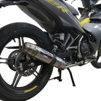 GPR exhaust compatible with  Yamaha Sniper 150 2021-2022, Deeptone Inox, Full system exhaust, including removable db killer 