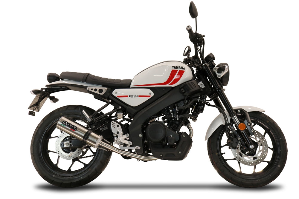 Yamaha XSR125 2021-2024, M3 Inox , Full system exhaust, including removable db killer 