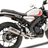 Yamaha XSR125 2021-2024, M3 Inox , Full system exhaust, including removable db killer 