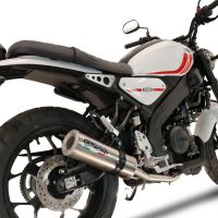 Yamaha XSR125 2021-2024, M3 Inox , Full system exhaust, including removable db killer 