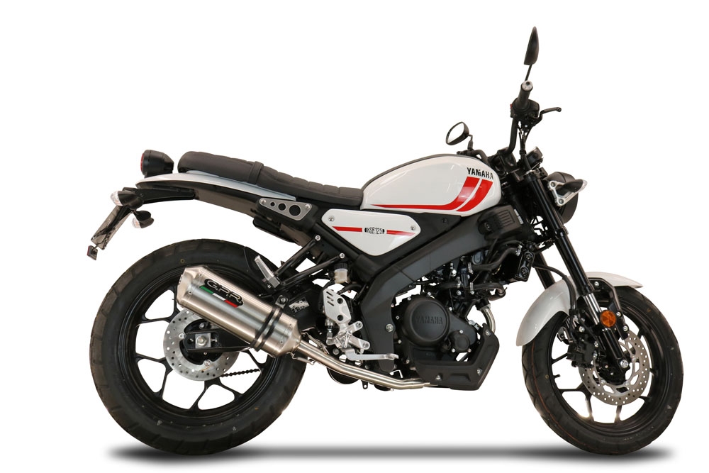 Yamaha XSR125 2021-2024, Satinox , Full system exhaust, including removable db killer 