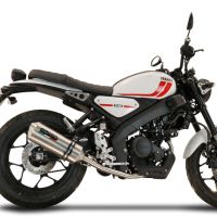 Yamaha XSR125 2021-2024, Satinox , Full system exhaust, including removable db killer 