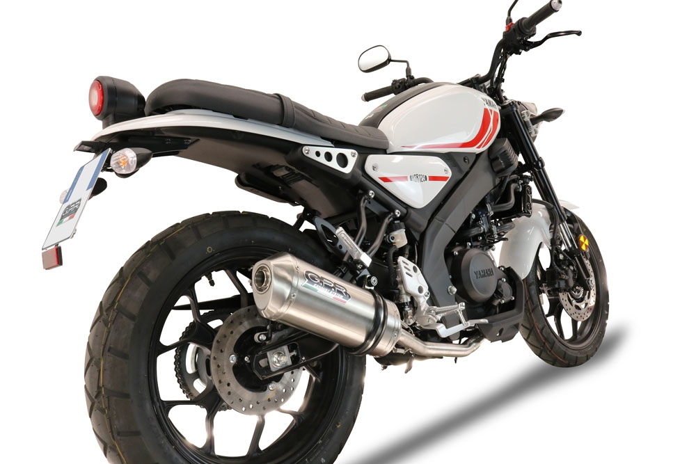 Yamaha XSR125 2021-2024, Satinox , Full system exhaust, including removable db killer 