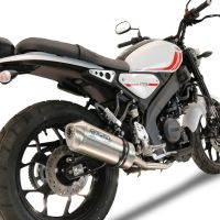 Yamaha XSR125 2021-2024, Satinox , Full system exhaust, including removable db killer 