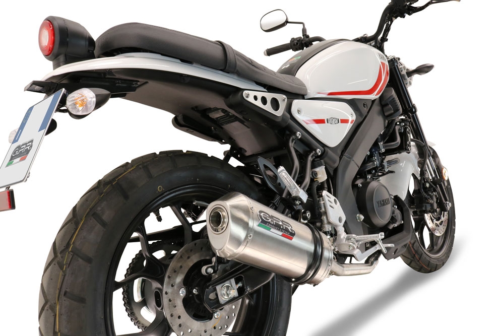 Yamaha XSR125 2021-2024, Satinox , Full system exhaust, including removable db killer 