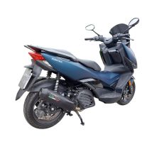 Zontes M 125 2022-2024, Pentaroad Black, Full system exhaust, including removable db killer 