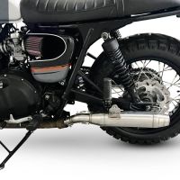 Triumph BONNEVILLE T100 2001-2014, Deeptone Inox, Dual slip-on including removable db killers and link pipes 