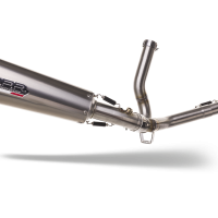 Suzuki V-Strom 650 2021-2024, Gpe Ann. titanium, Mid-Full system exhaust including removable db killer 