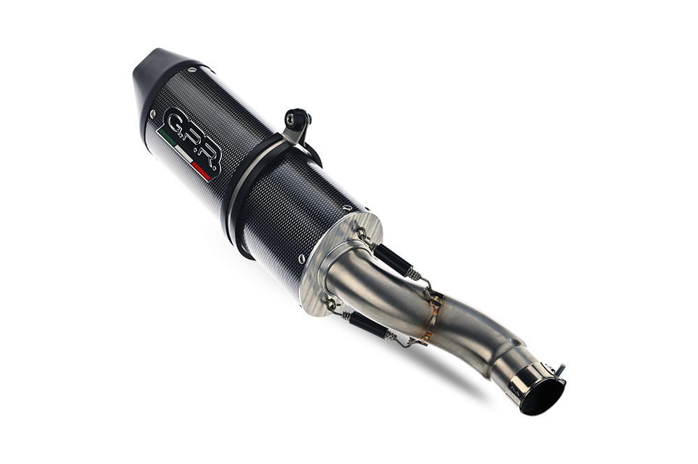 Aprilia Rx 125 2021-2024, Furore Evo4 Poppy, Slip-on exhaust including link pipe and removable db killer 