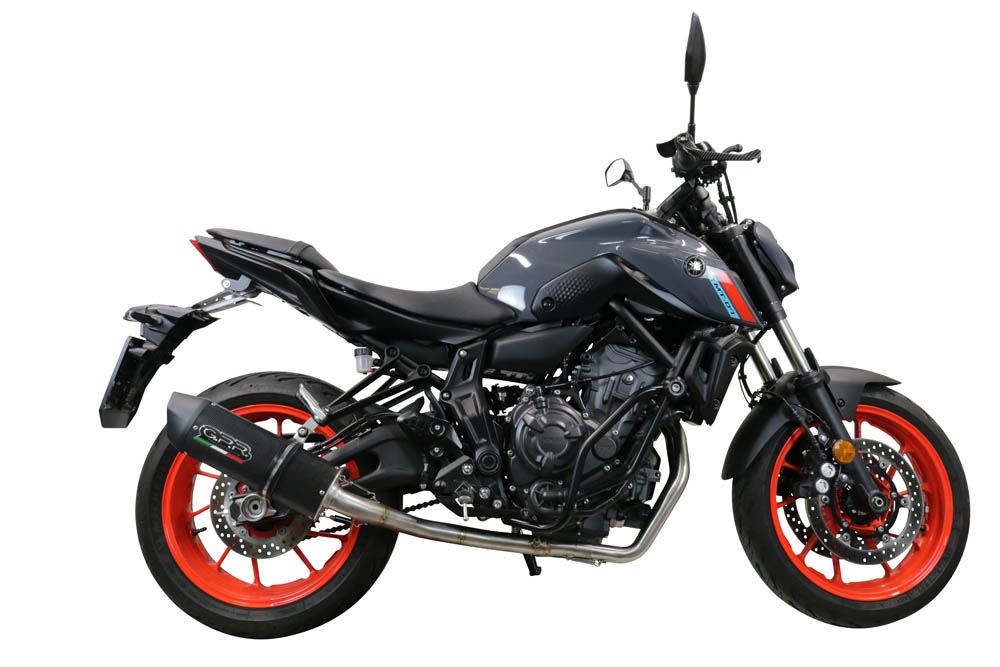 Yamaha XSR700 2021-2024, Furore Evo4 Poppy, Full system exhaust, including removable db killer 