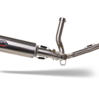 GPR exhaust compatible with  Suzuki V-Strom 650 2021-2024, M3 Inox , Mid-Full system exhaust including removable db killer 