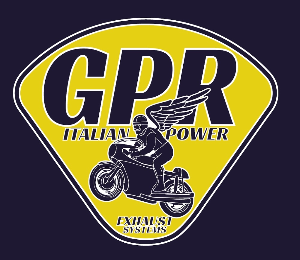 GPR exhaust compatible with  Yamaha Sr 250 1985-1996, Deeptone Inox Cafè Racer, Dual universal silencer kit, including db killer, without link pipes 