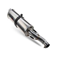 Bmw R1200R 2006-2010, Dual Inox, Slip-on exhaust including removable db killer and link pipe 