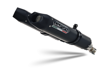 Aprilia Shiver 900 2017-2020, Furore Evo4 Nero, Dual slip-on including removable db killers and link pipes 