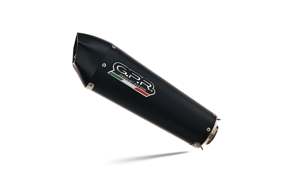 Voge 900DSX 2024-2025, GP Evo4 Black Titanium, Slip-on exhaust including removable db killer and link pipe 