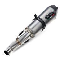 GPR exhaust compatible with  Ktm Lc4 640 2005-2006, Gpe Ann. titanium, Dual slip-on including removable db killers and link pipes 