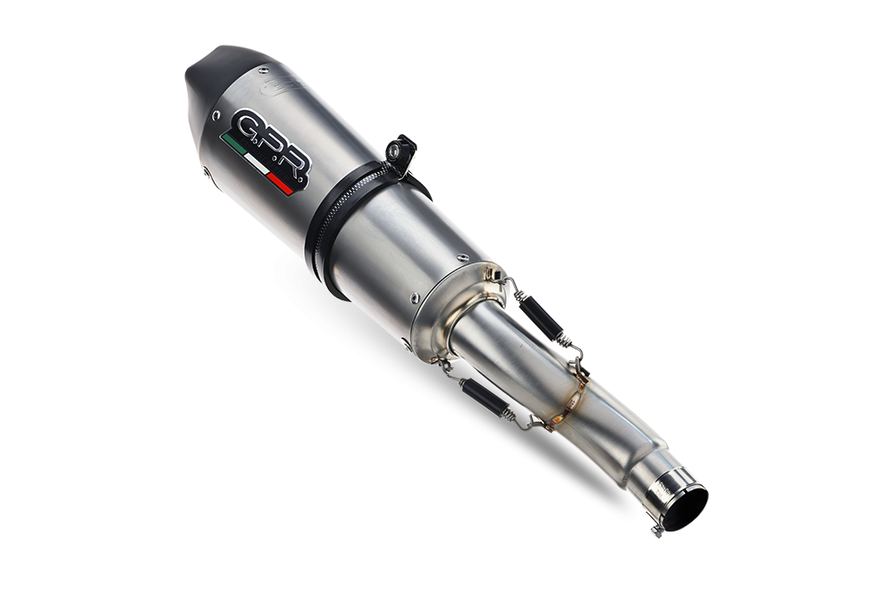 Benelli Bn 302 S 2015-2016, Gpe Ann. titanium, Slip-on exhaust including removable db killer and link pipe 