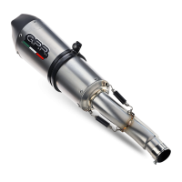 Benelli Bn 302 S 2017-2020, GP Evo4 Titanium, Slip-on exhaust including removable db killer and link pipe 