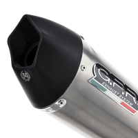 Ducati Hypermotard 939 2016-2019, Gpe Ann. titanium, Slip-on exhaust including link pipe and removable db killer 