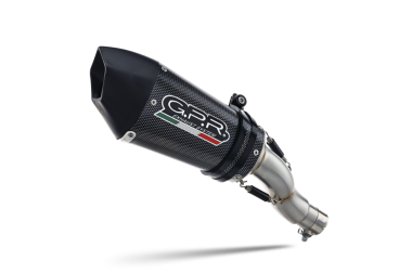 Honda CBR125R 2011-2016, Gpe Ann. Poppy, Slip-on exhaust including removable db killer and link pipe 