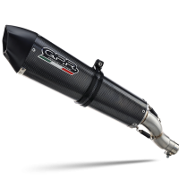 GPR exhaust compatible with  Suzuki V-Strom 650 2004-2011, Gpe Ann. Poppy, Mid-Full system exhaust including removable db killer 