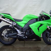 GPR exhaust compatible with  Kawasaki ZX-10R 2006-2007, Inox oval, Dual bolt-on silencers including removable db killers 