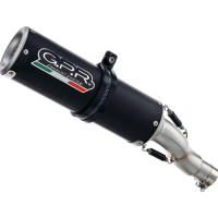 Benelli 502 C 2019-2020, M3 Black Titanium, Slip-on exhaust including removable db killer and link pipe 