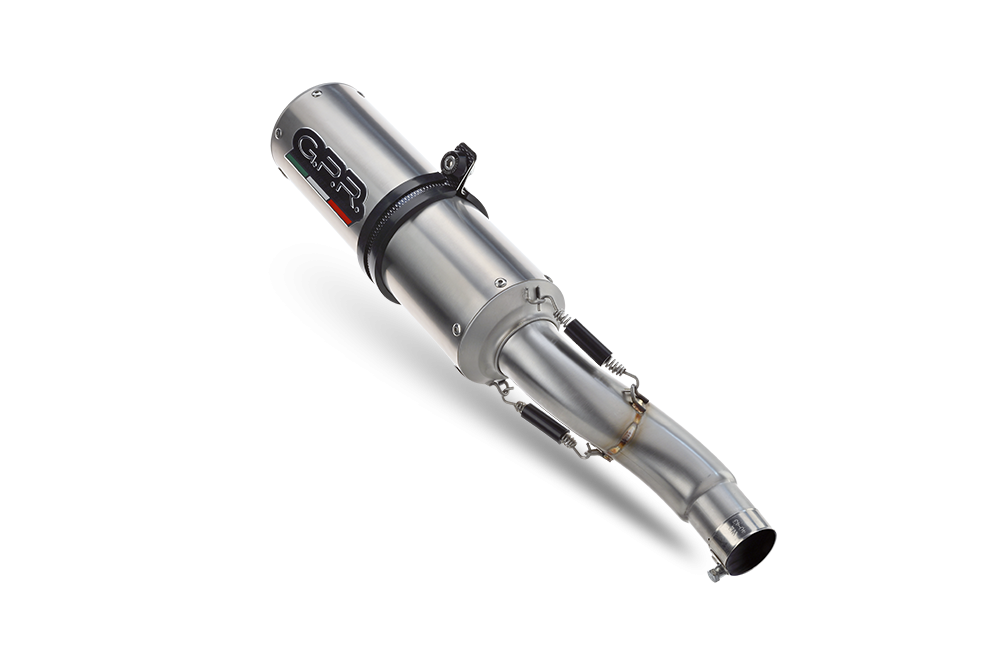 GPR exhaust compatible with  Aprilia Rsv 1000 R Factory 2006-2010, M3 Inox , Dual slip-on including removable db killers and link pipes 