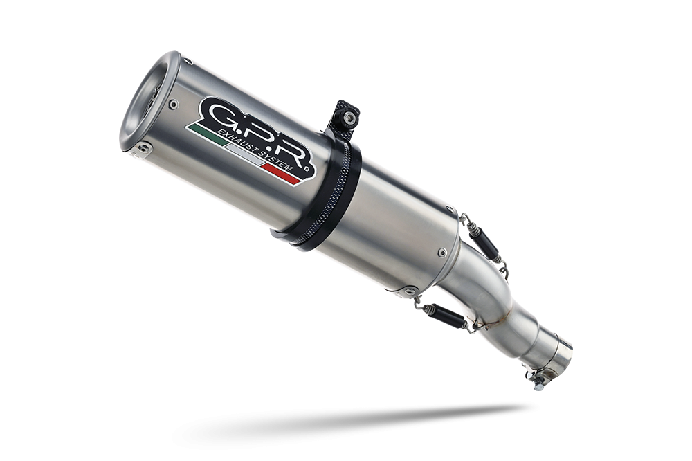 GPR exhaust compatible with  Suzuki GSX-R1000 2005-2006, M3 Inox , Slip-on exhaust including removable db killer and link pipe 